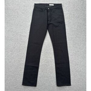 Gustin Pants Men 32x34 Gray Black Twill Slim Straight Button Fly USA Made